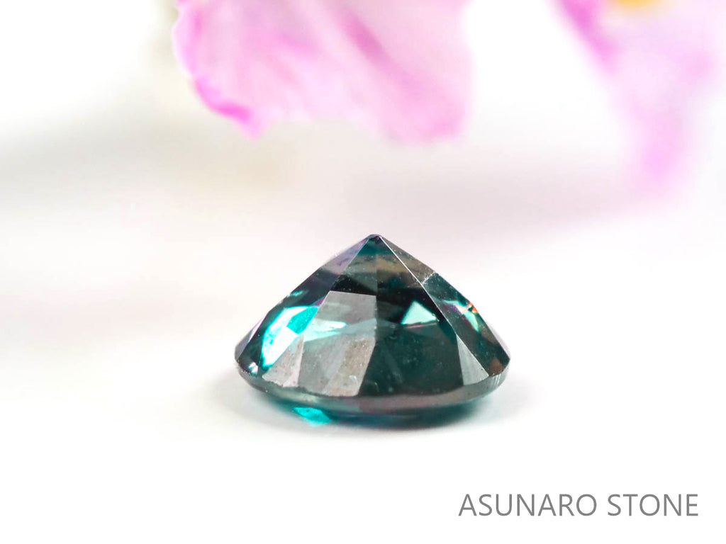 アレキサンドライト　ラウンドカット　 ブラジル産　0.13ct【220518-670】