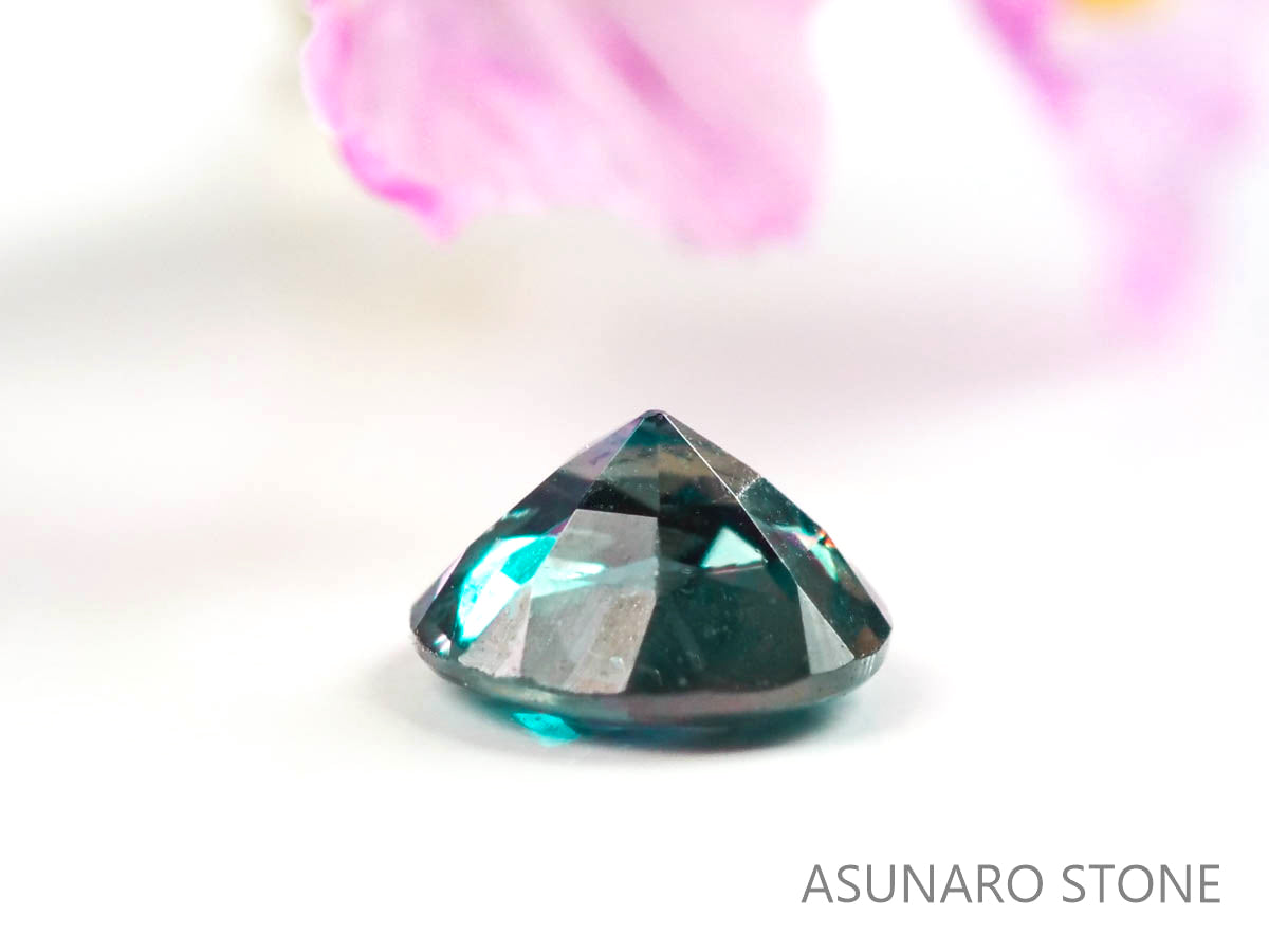 アレキサンドライト　ラウンドカット　 ブラジル産　0.13ct【220518-670】