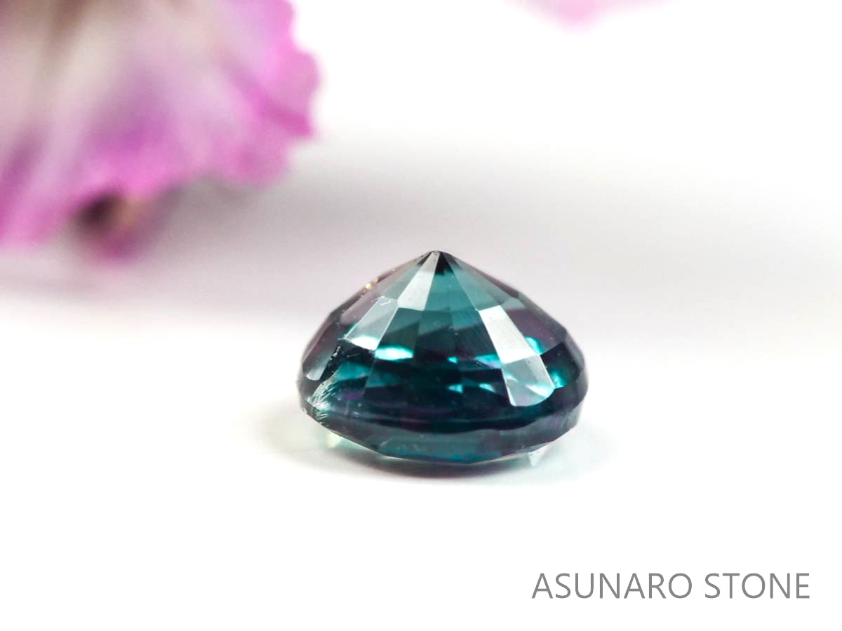 アレキサンドライト　ラウンドカット　 ブラジル産　0.12ct【220518-672】