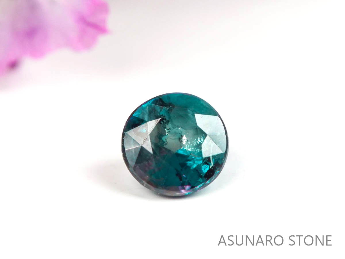 アレキサンドライト　ラウンドカット　 ブラジル産　0.08ct【220518-674】