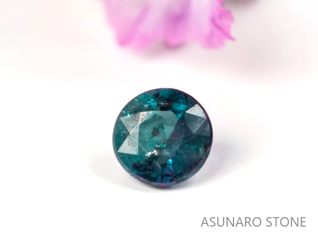 アレキサンドライト　ラウンドカット　 ブラジル産　0.08ct【220518-675】