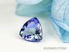 バイカラータンザナイト（ゾイサイト）  トリリアントカット　タンザニア産　　0.52ct【2200506-676】
