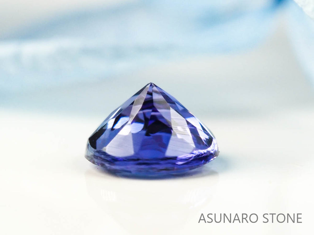 タンザナイト  ラウンドカット　タンザニア産　　0.35ct【2200506-678】