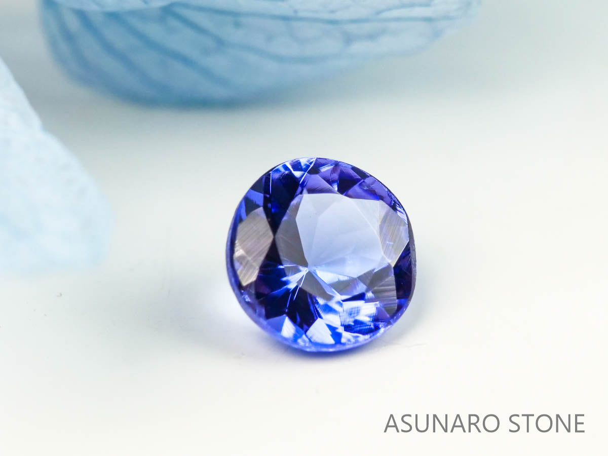 タンザナイト  ラウンドカット　タンザニア産　　0.28ct【2200506-679】