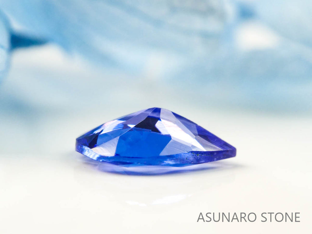 タンザナイト  ペアシェイプカット　タンザニア産　　0.48ct【2200506-686】