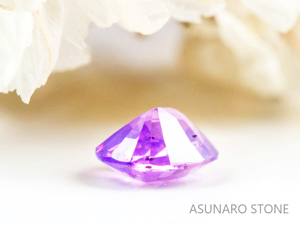 バイカラーサファイア オーバルカット　 スリランカ産　0.44ct【220523-695】