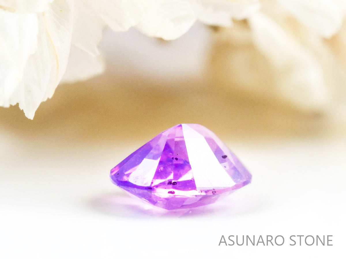 バイカラーサファイア オーバルカット　 スリランカ産　0.44ct【220523-695】