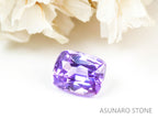 パープルサファイア  クッションカット　 スリランカ産　0.71ct【220523-697】