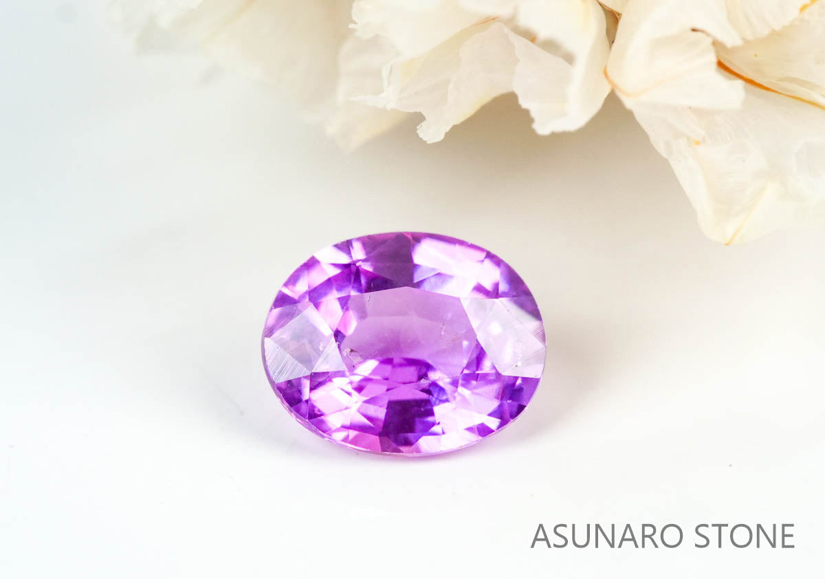 ピンクサファイア  オーバルカット　 スリランカ産　0.71ct【220523-698】