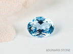 サンタマリアアクアマリン オーバルカット ブラジル産　0.26ct【220608-710】