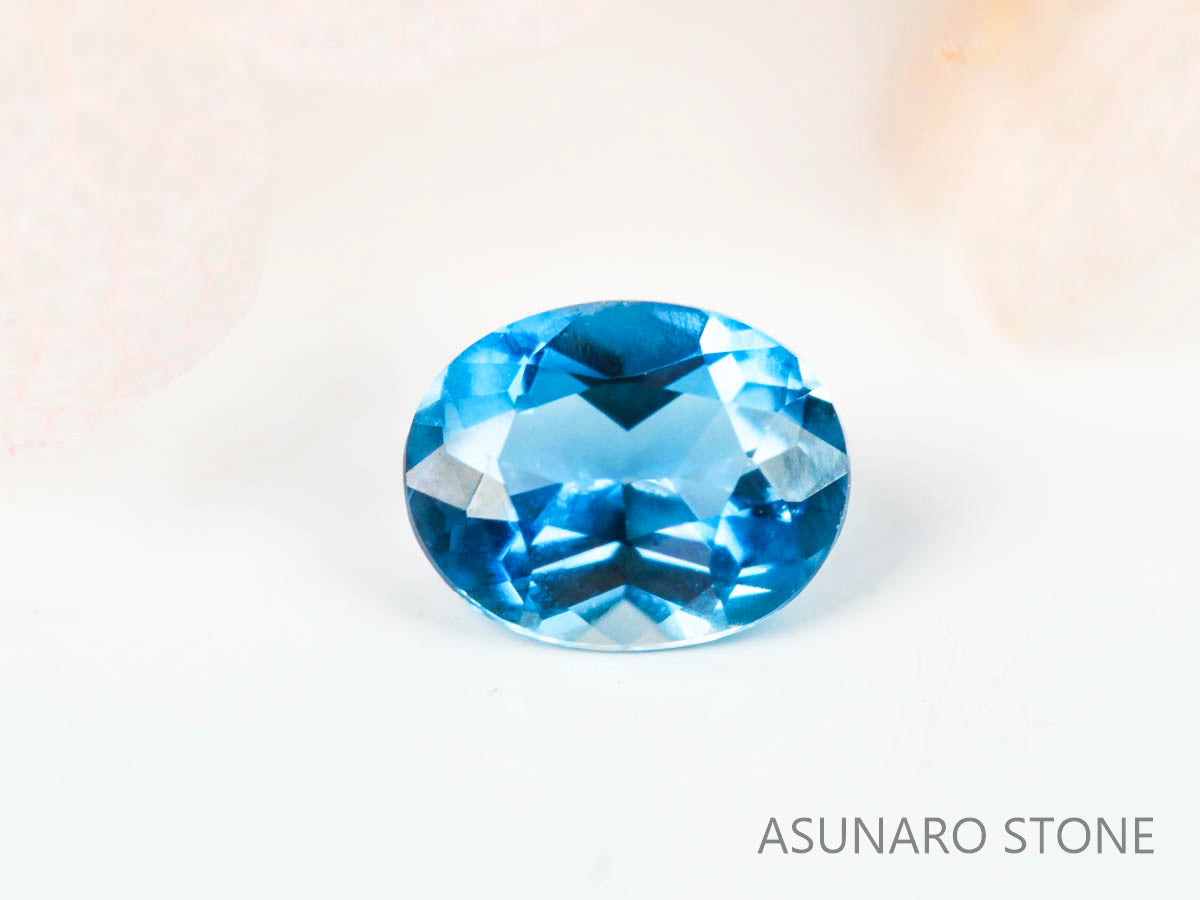 サンタマリアアクアマリン オーバルカット ブラジル産　0.23ct【220608-711】