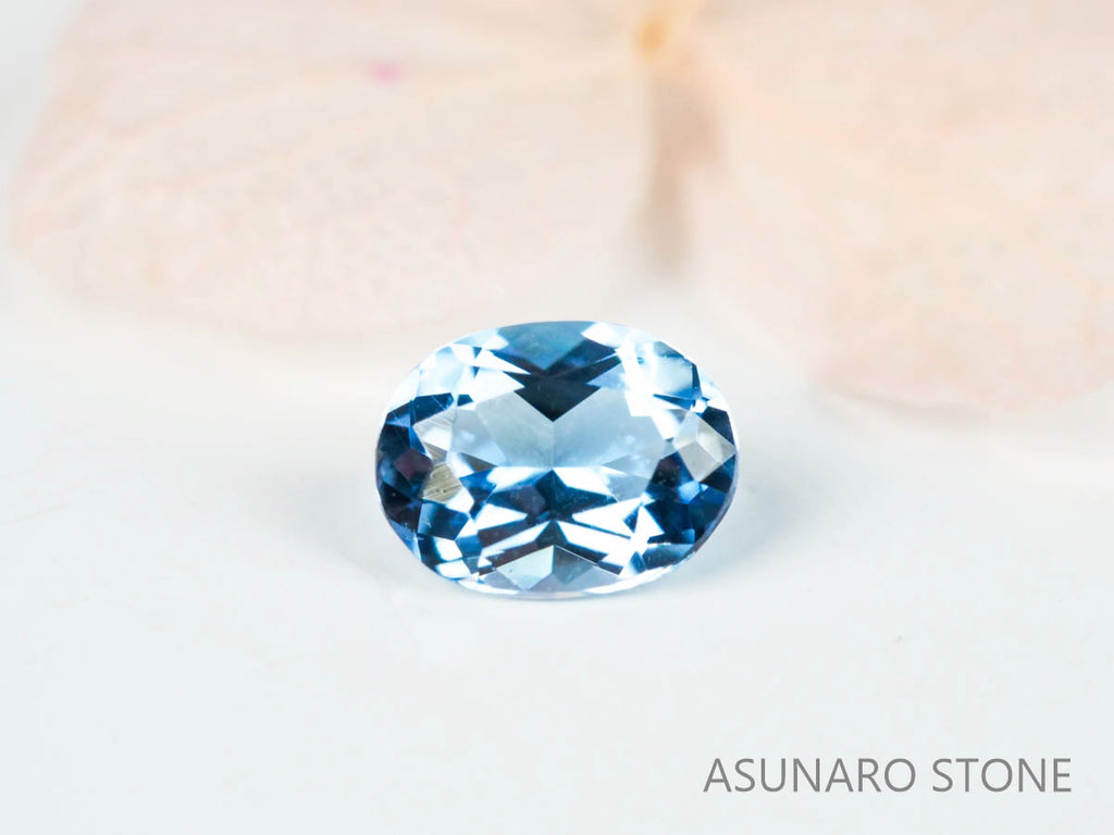 サンタマリアアクアマリン オーバルカット ブラジル産　0.23ct【220608-712】