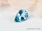 サンタマリアアクアマリン ペアシェイプカット ブラジル産　0.35ct【220608-713】