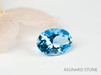サンタマリアアクアマリン オーバルカット ブラジル産　0.41ct【220608-714】