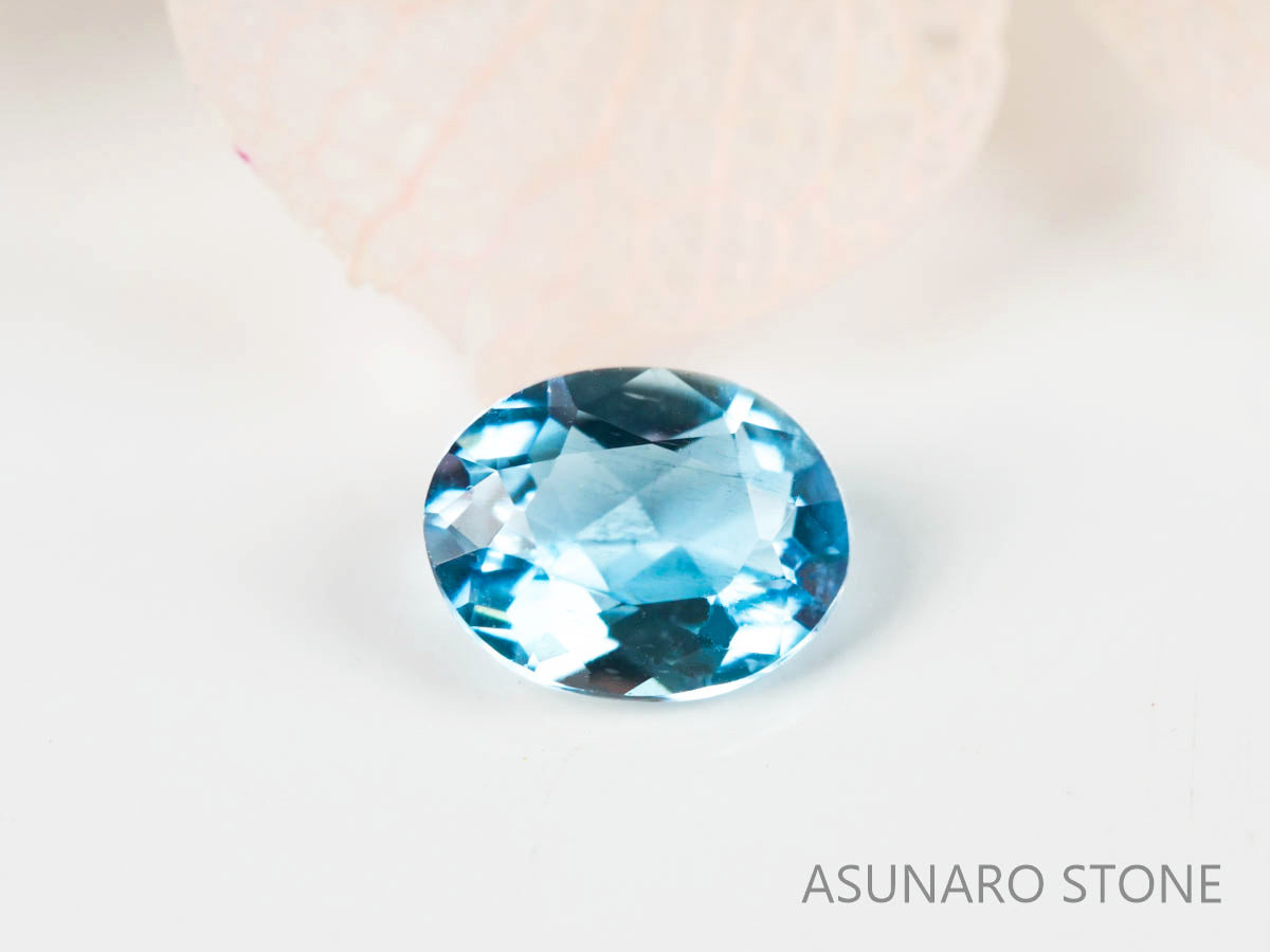 サンタマリアアクアマリン オーバルカット ブラジル産　0.21ct【220608-715】