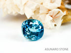 ブルージルコン　ラタナキリブルー　クッションカット　3.80ct　カンボジア産　【220615-717】