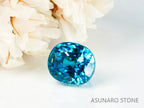 ブルージルコン　ラタナキリブルー　クッションカット　3.00ct　カンボジア産　【220615-722】