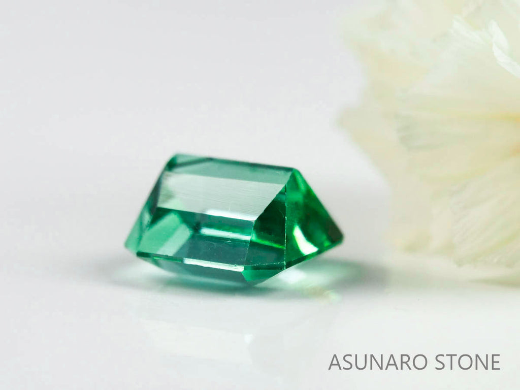 シーフォームトルマリン 　エメラルドカット 　アフガニスタン産  1.11ct　【220617-727】