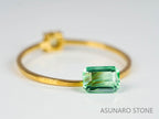シーフォームトルマリン 　エメラルドカット 　アフガニスタン産  0.62ct　【220617-730】