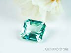 シーフォームトルマリン 　エメラルドカット 　アフガニスタン産  0.87ct　【220617-733】