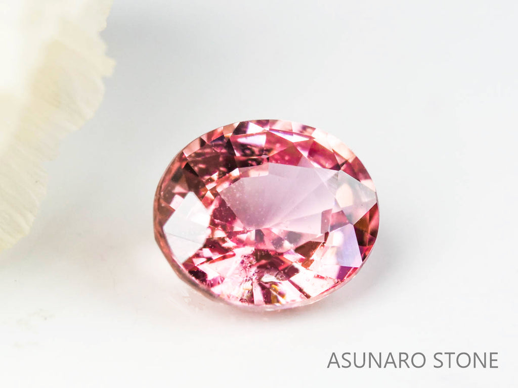 パパラチアサファイア 　オーバルカット　 スリランカ産　0.62ct　GIA鑑別書付【221203-736】