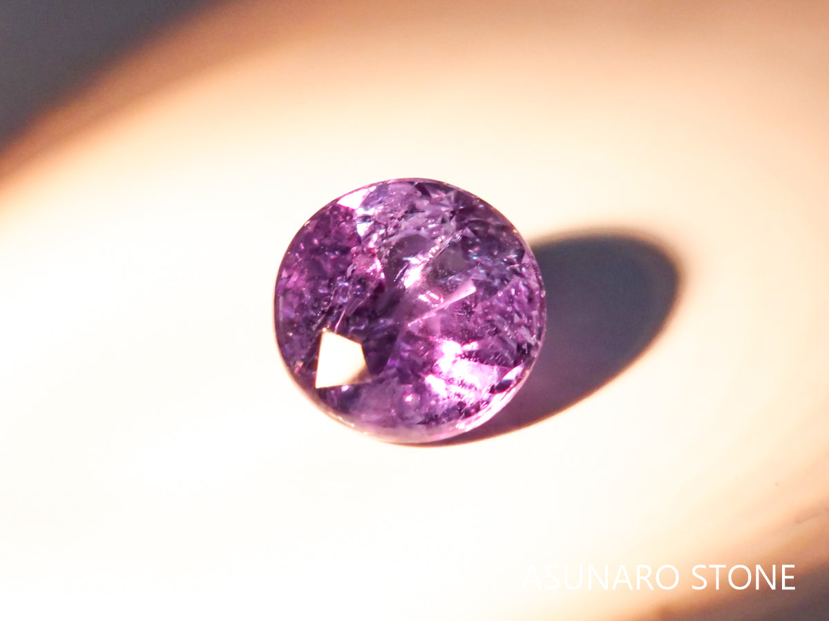 アレキサンドライト　ラウンドカット　 ブラジル産　0.10ct【220518-666】