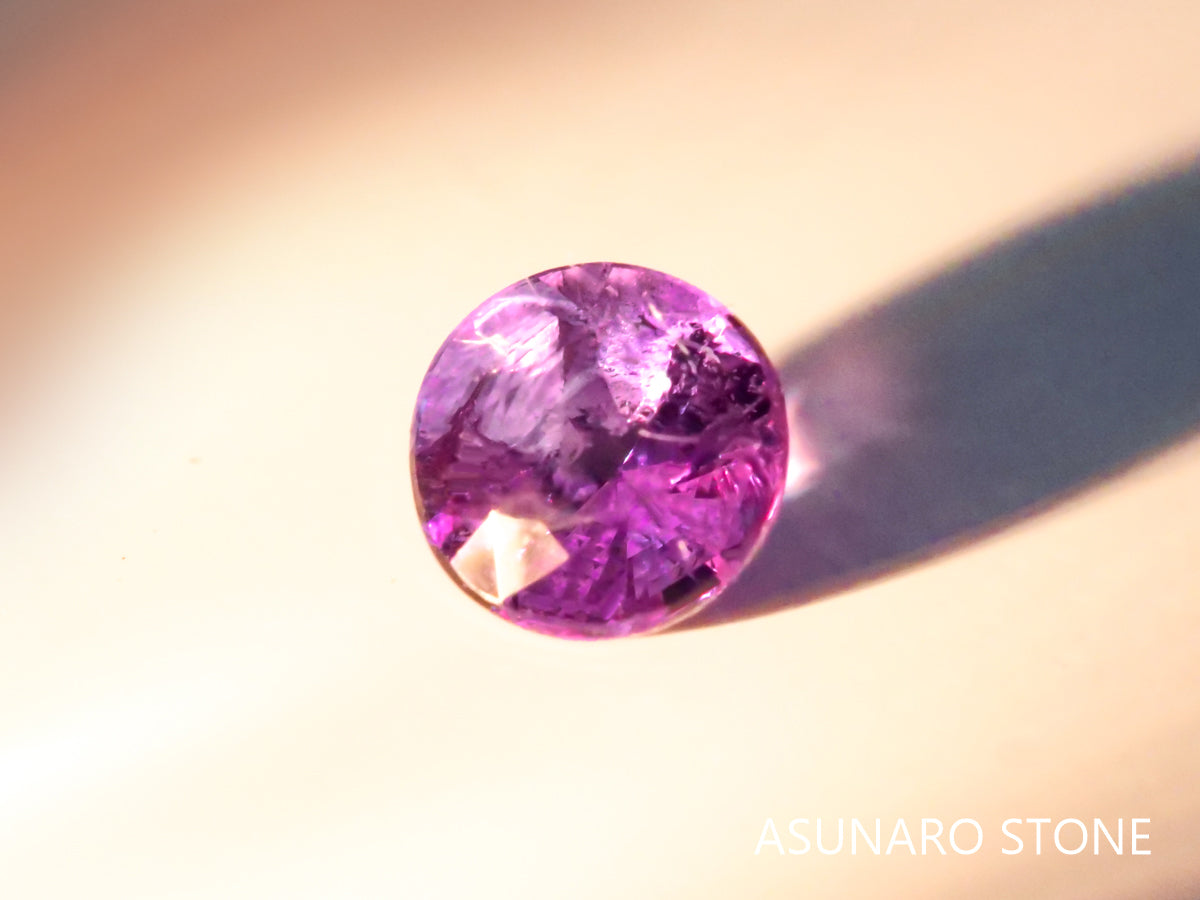 アレキサンドライト　ラウンドカット　 ブラジル産　0.08ct【220518-674】