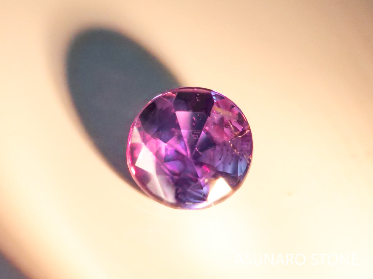 アレキサンドライト　ラウンドカット　 ブラジル産　0.13ct【220518-670】
