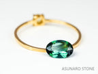 ブルーグリーントルマリン 　オーバルカット 　アフガニスタン産  0.66ct　【220627-747】