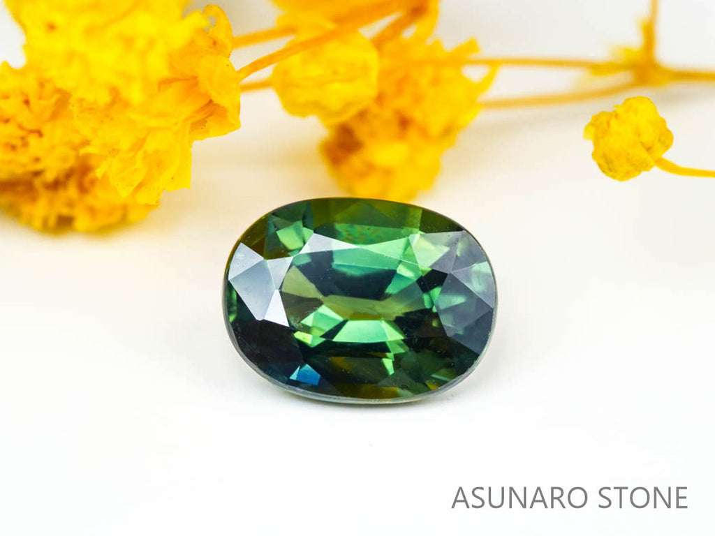 バイカラーブルーグリーントルマリン 　オーバルカット 　アフガニスタン産  2.29ct　【220627-748】