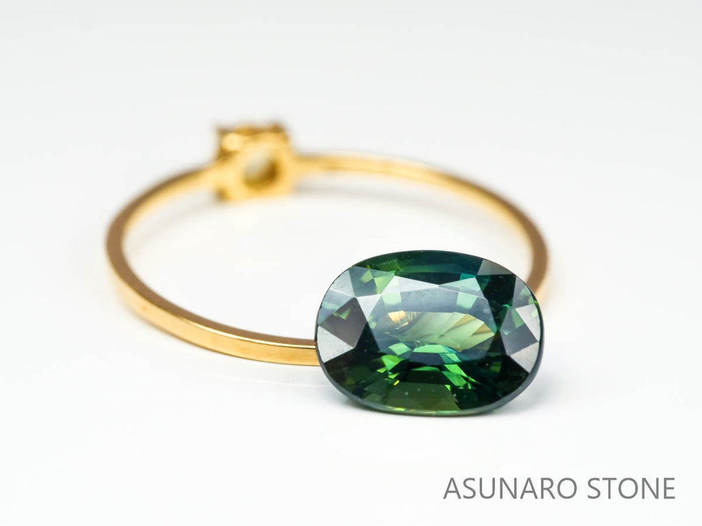 バイカラーブルーグリーントルマリン 　オーバルカット 　アフガニスタン産  2.29ct　【220627-748】