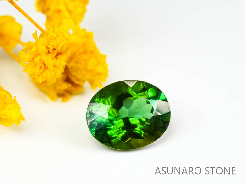 バイカラーグリーントルマリン 　オーバルカット 　アフガニスタン産  1.94ct　【220627-750】