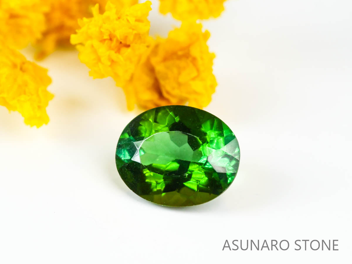 バイカラーグリーントルマリン 　オーバルカット 　アフガニスタン産  1.94ct　【220627-750】