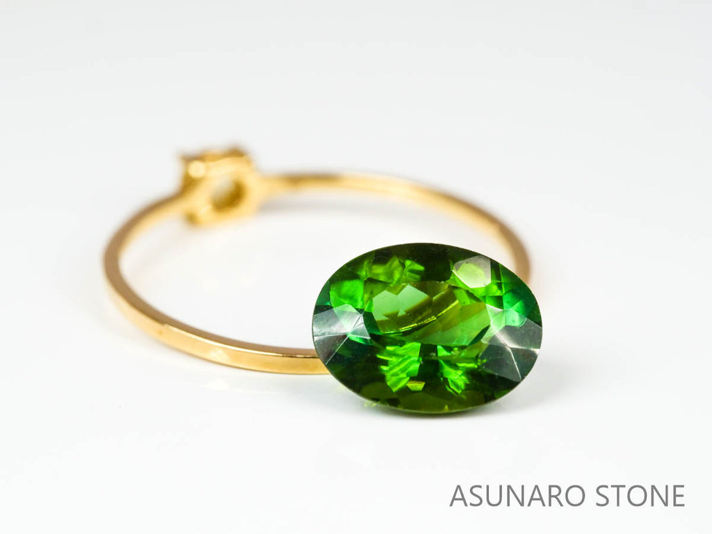 バイカラーグリーントルマリン 　オーバルカット 　アフガニスタン産  1.94ct　【220627-750】