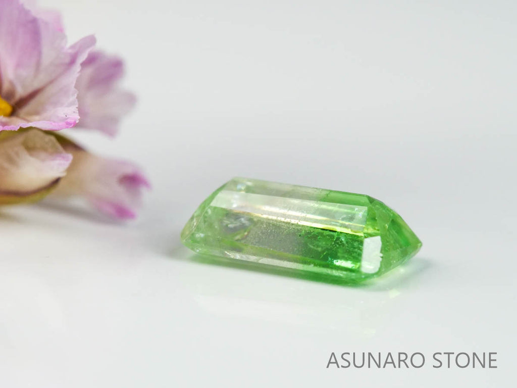 バイカラーガーネット　エメラルドカット　 タンザニア産　0.66ct　【220620-752】