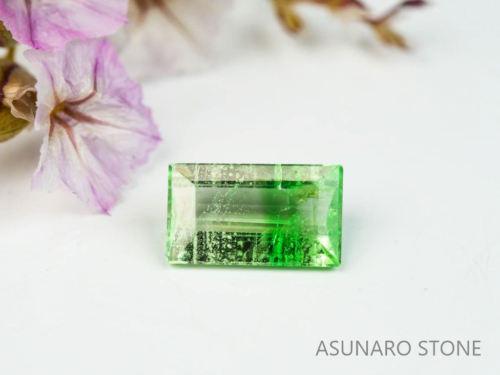 バイカラーガーネット　スクエアカット　 タンザニア産　0.51ct　【220620-757】