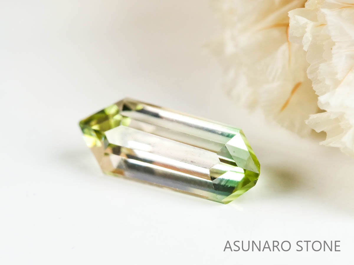 バイカラートルマリン　ヘキサゴンカット　ルワンダ産　　1.48ct【220804-761】