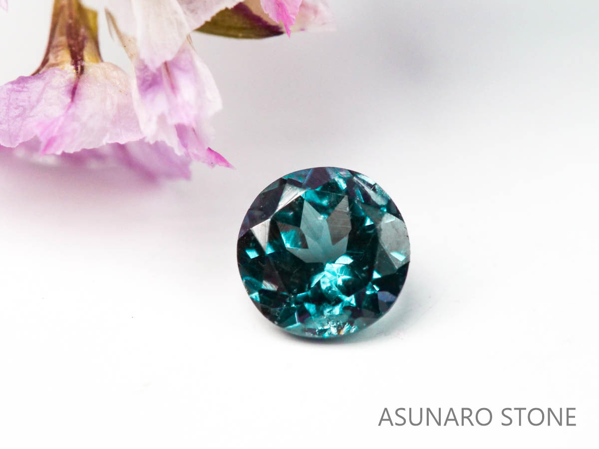 ベキリーブルーガーネット　ラウンドカット　 マダガスカル産　0.26ct　【220621-457】