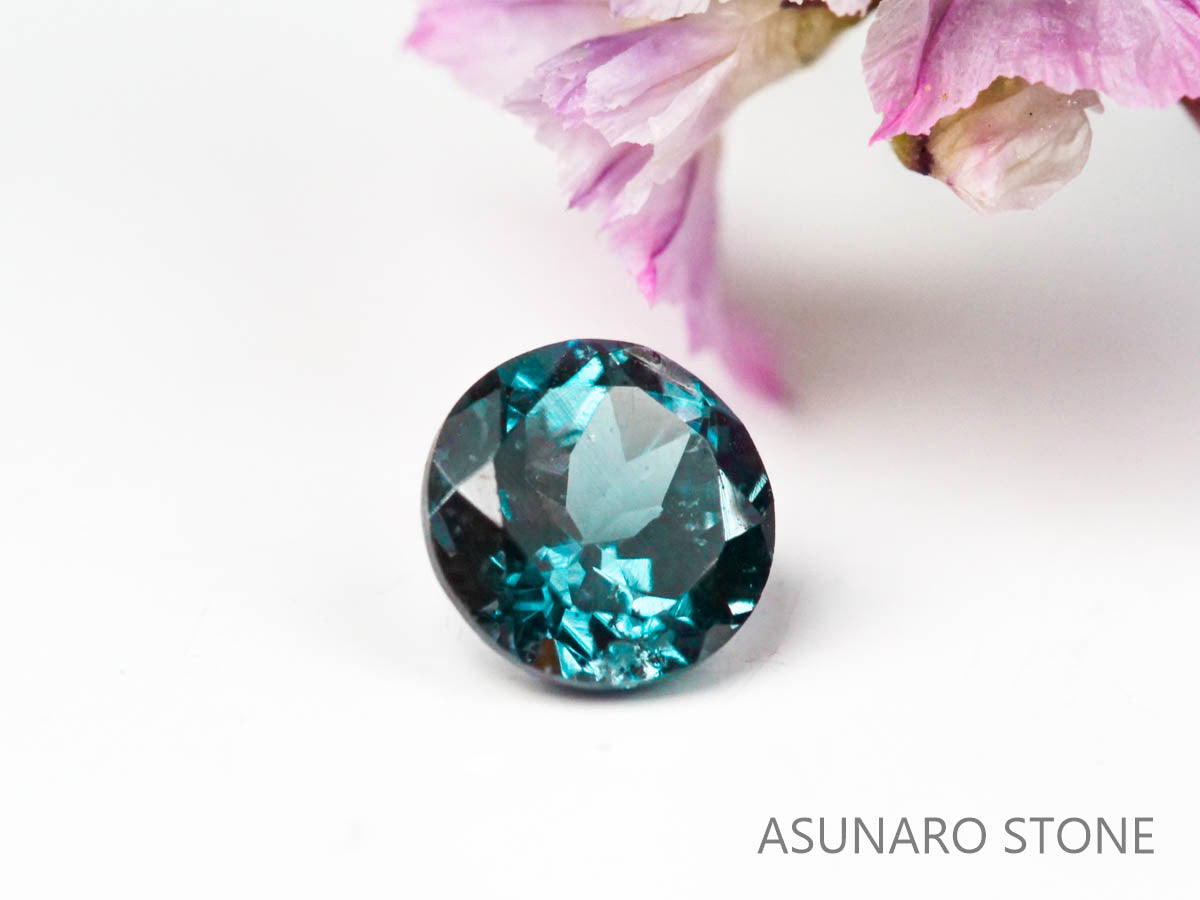 ベキリーブルーガーネット　ラウンドカット　 マダガスカル産　0.26ct　【220621-457】