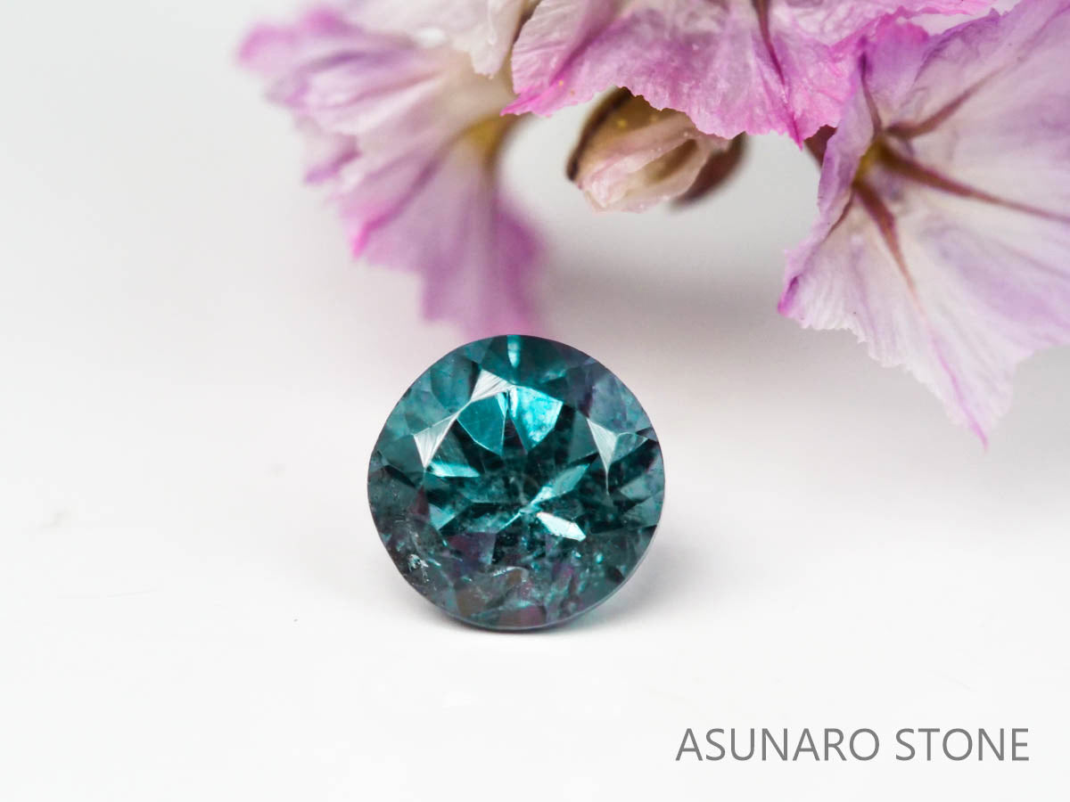 ベキリーブルーガーネット　ラウンドカット　 マダガスカル産　0.32ct　【220621-459】