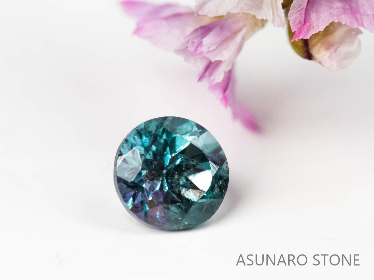 ベキリーブルーガーネット　ラウンドカット　 マダガスカル産　0.32ct　【220621-459】