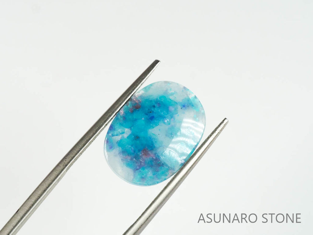 パライバトルマリンインクォーツ　オーバル　ブラジル産 　4.34ct   【220725-781】