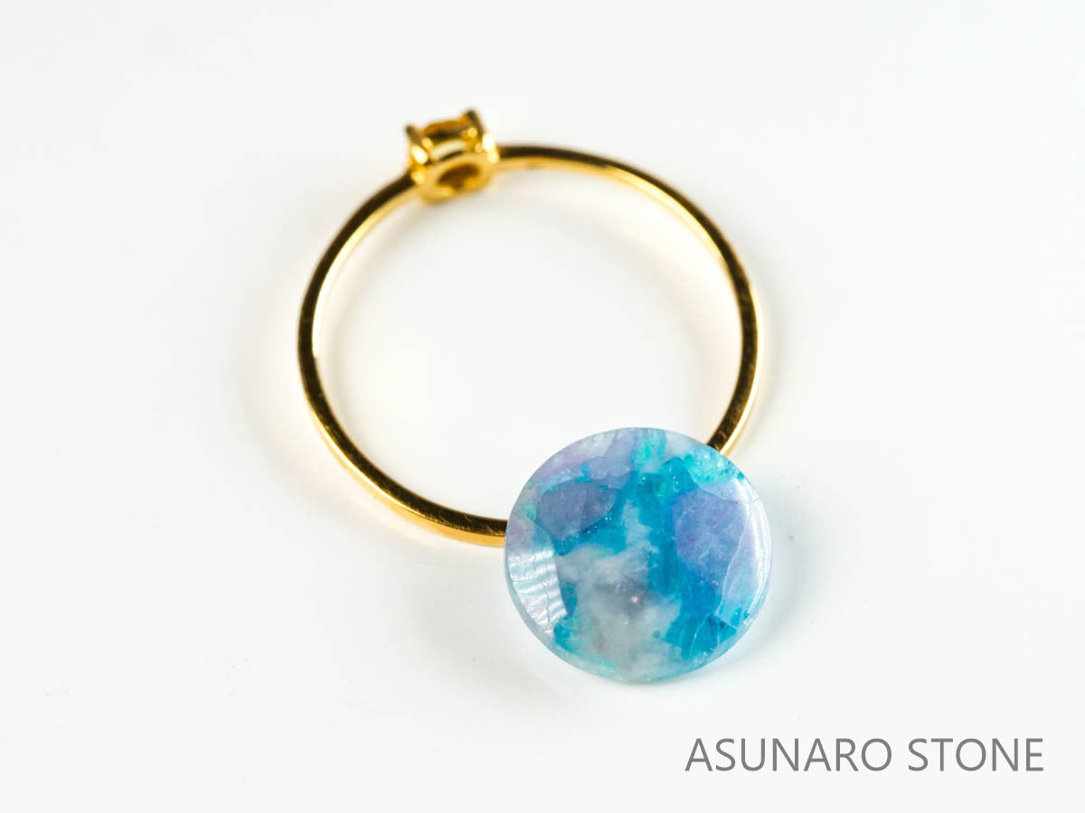 パライバトルマリンインクォーツ　ラウンド　ブラジル産 　2.45ct 【220725-783】