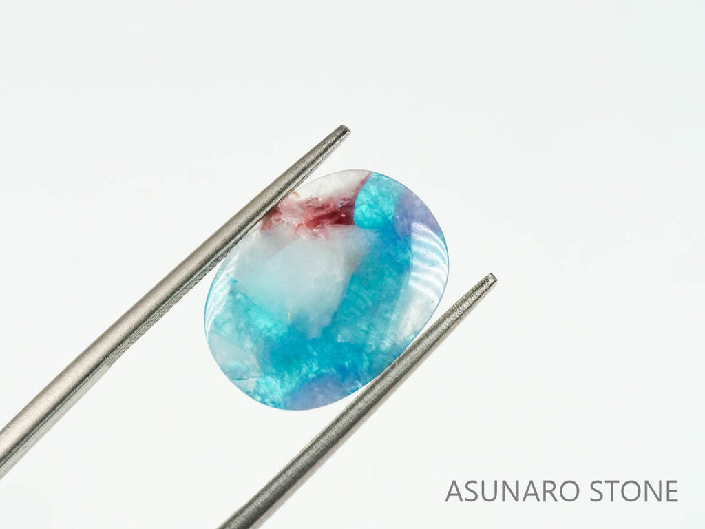 パライバトルマリンインクォーツ　オーバル　ブラジル産 　4.31ct 【220725-784】