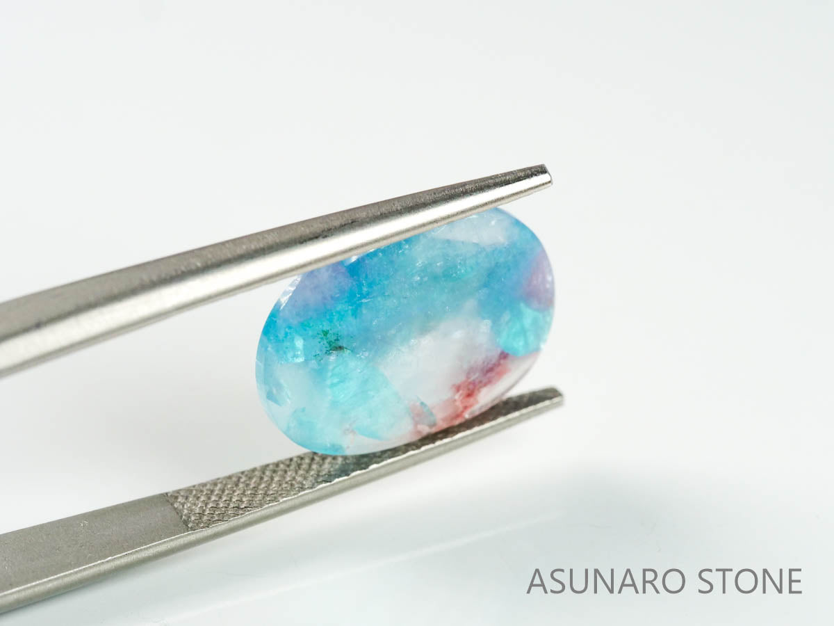 パライバトルマリンインクォーツ　オーバル　ブラジル産 　4.31ct 【220725-784】