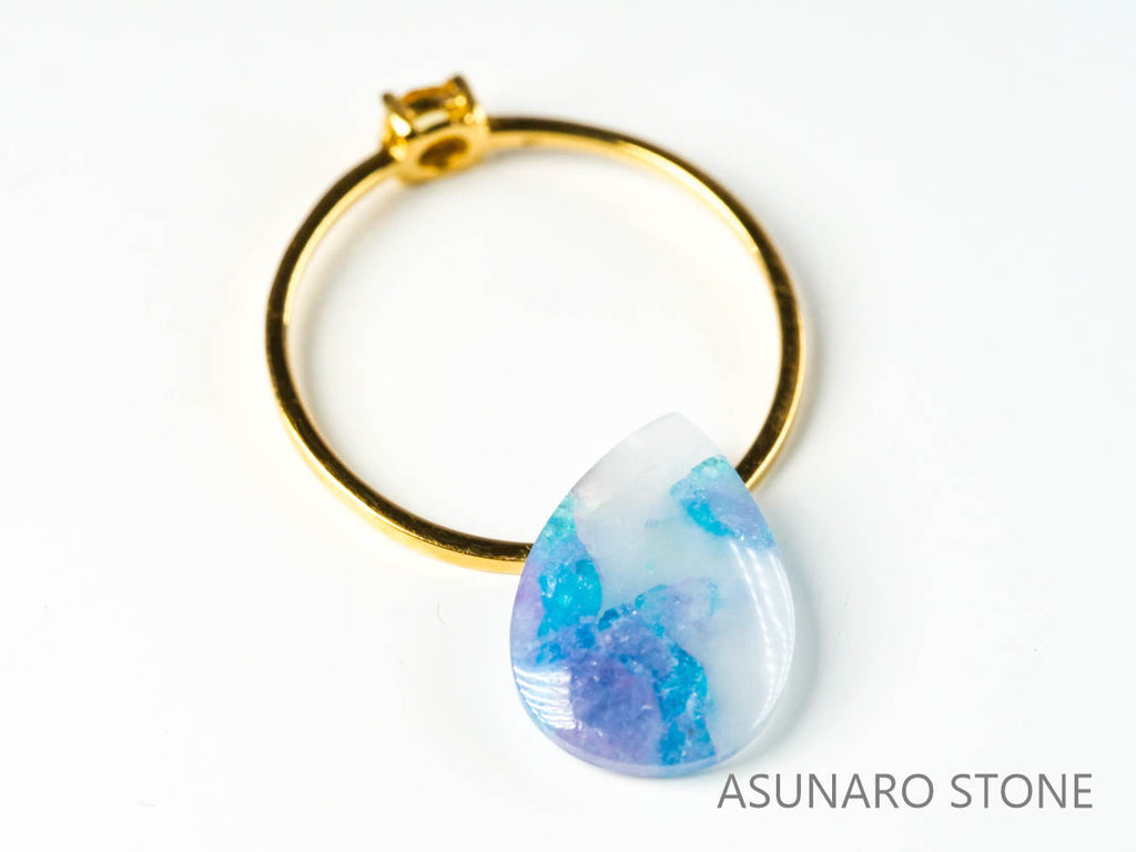 パライバトルマリンインクォーツ　ペアシェイプ　ブラジル産 　2.52ct 【220725-785】