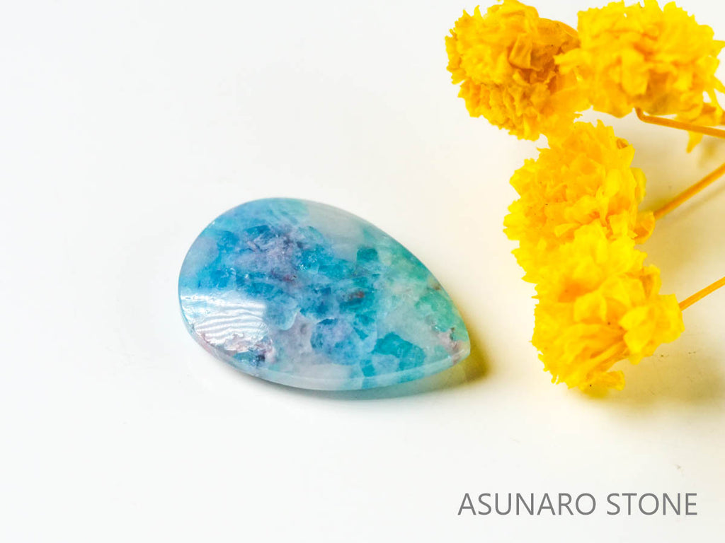 パライバトルマリンインクォーツ　ペアシェイプ　ブラジル産 　2.57ct 【220725-787】