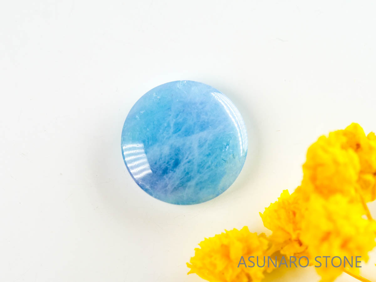 パライバトルマリンインクォーツ　ラウンド　ブラジル産 　2.46ct 【220725-789】