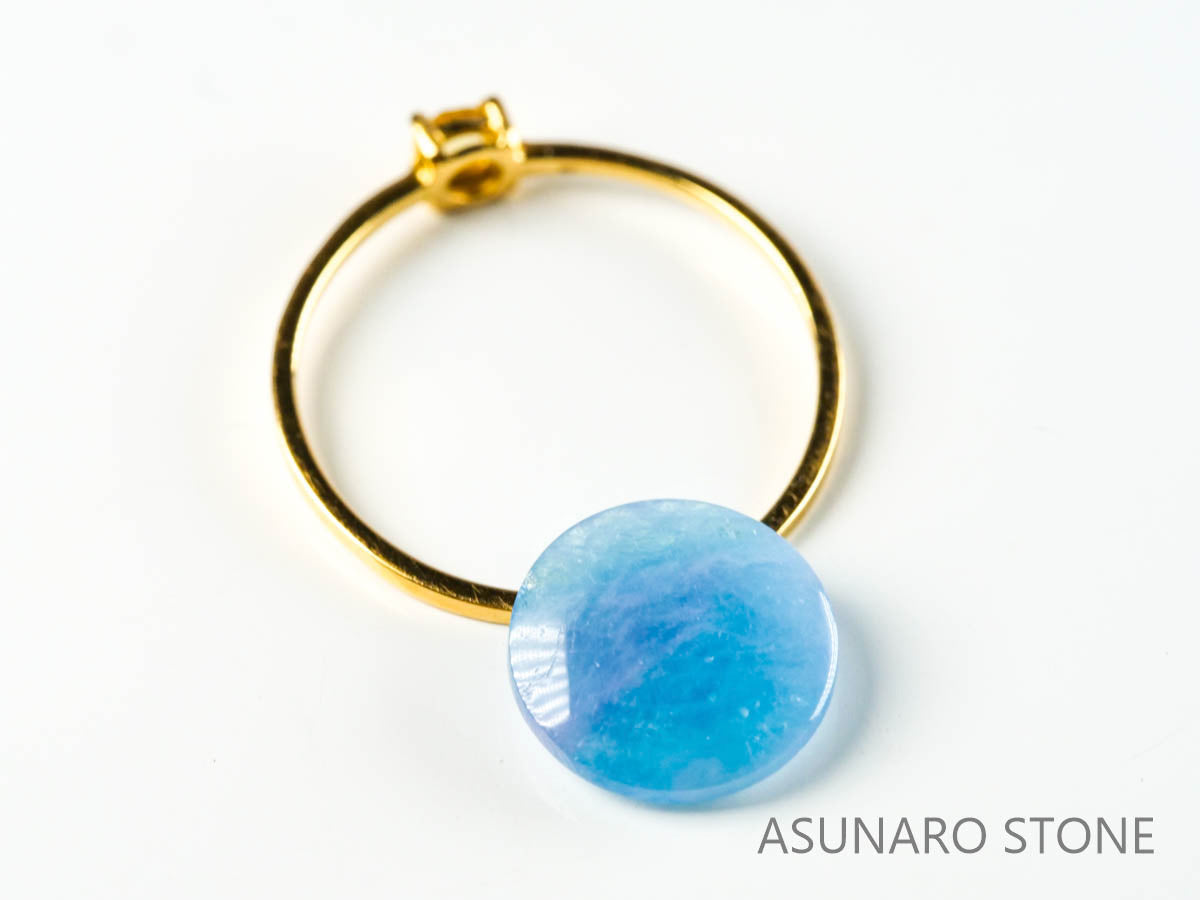 パライバトルマリンインクォーツ　ラウンド　ブラジル産 　2.46ct 【220725-789】