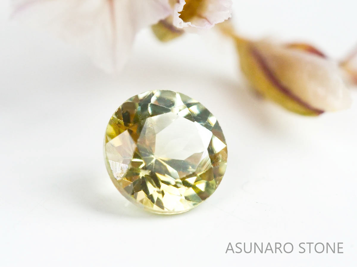 モンタナサファイア　ラウンドカット　アメリカ産　0.33ct【220819-455】